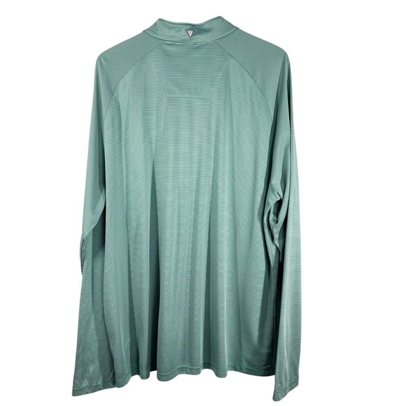 LEVELWEAR Direct Mid-weight Golf Stripe 1/4 Zip Long Sleeve Shirt Men's 2XL - Picture 4 of 7